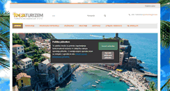 Desktop Screenshot of ideja-turizem.si